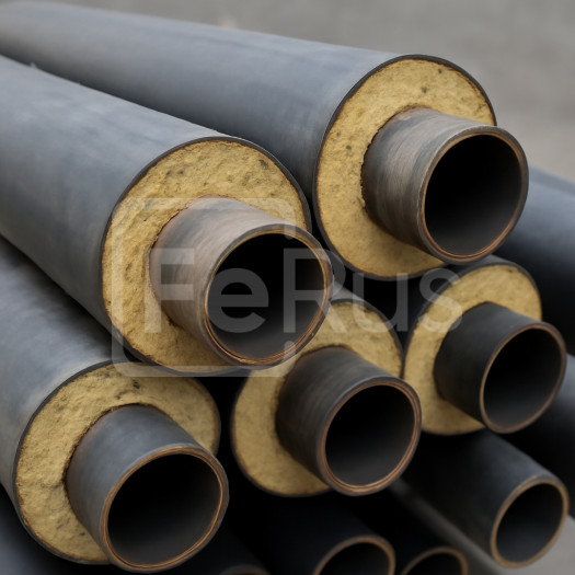 Труба бесшовная в базальтовой изоляции 76х4 мм 09Г2С ГОСТ 8732-78